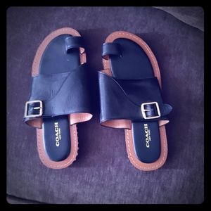 Coach  leather sandals
